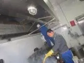 昆山市陆家酒店单位食堂油烟机清洗 油烟管道清洗安装 - 图片 1
