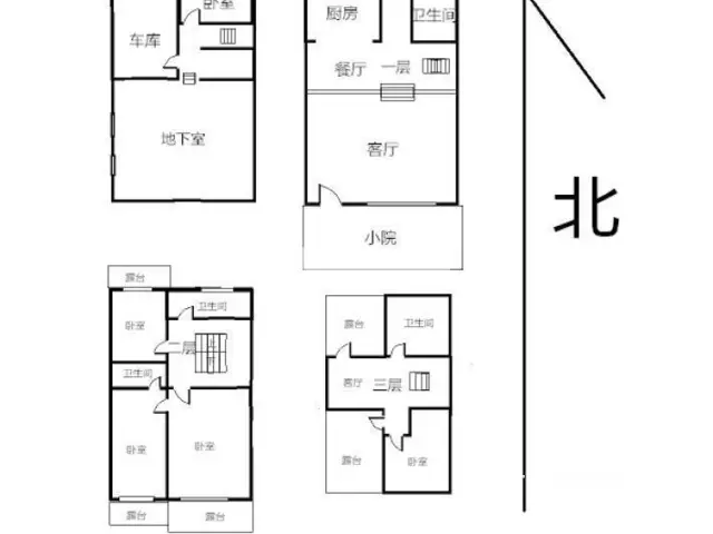市区皇冠的别墅房源真少。此套新出的联排别墅。上下四层带车库 - 图片 10