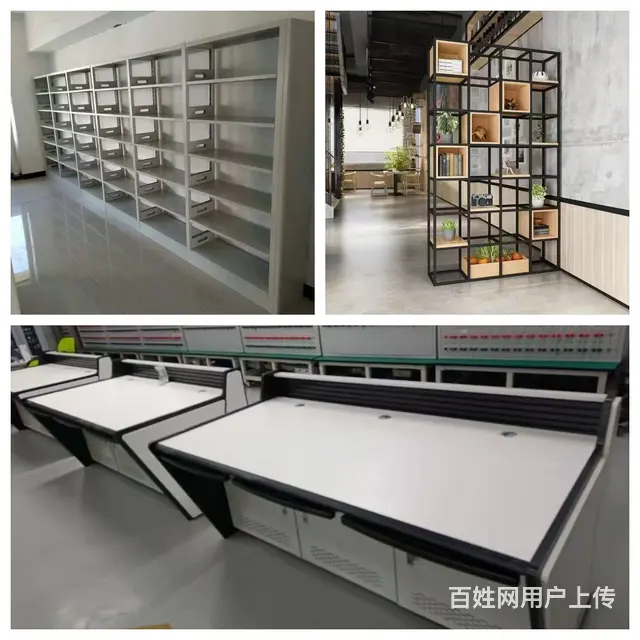 承重货架仓库货架多功能储物架白色四层主架货架更衣柜 - 图片 4