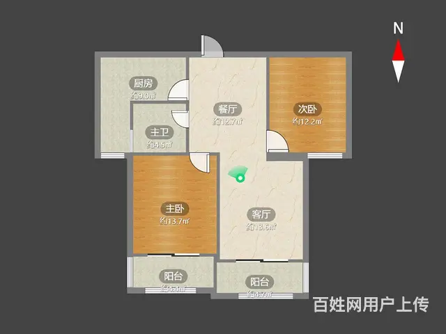 正南桂花园2室2厅企业推荐房源 - 图片 9
