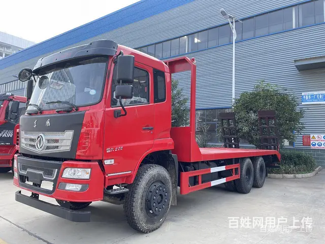 国六东风单桥挖机拖车 挖机板车 包上户 - 图片 6