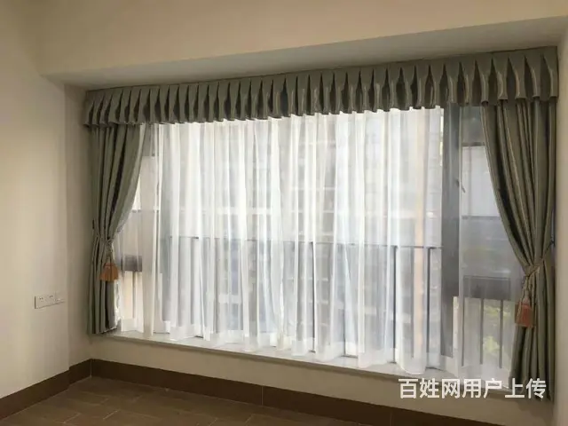 广州大学城窗帘测量订做　学校遮光窗帘办公室窗帘安装 - 图片 3