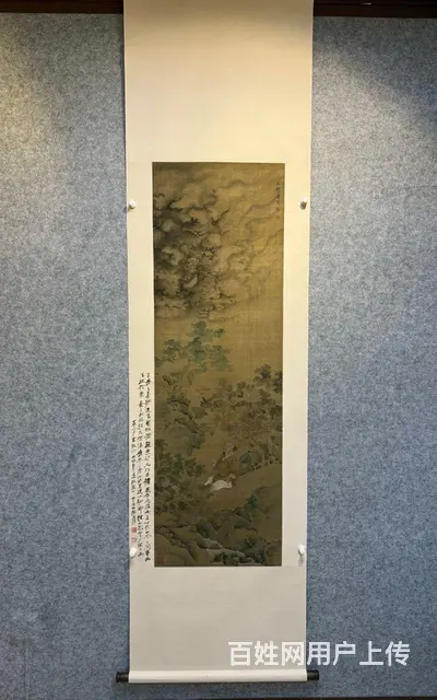 唐寅《人物》绢本，画心尺寸50/154cm - 图片 1