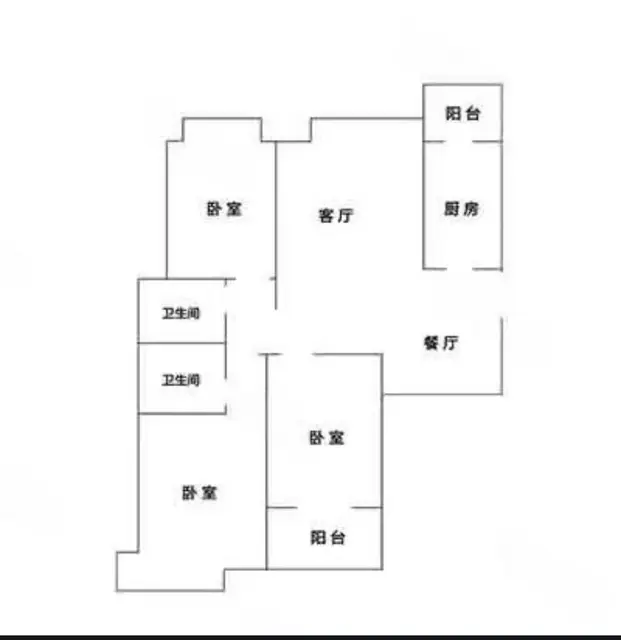 楚越公馆 普通住宅 毛坯房 - 图片