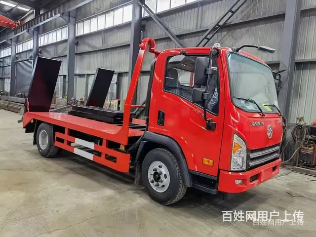 大运拉120挖机平板运输车 放心购买 - 图片 1