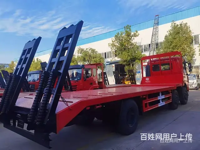 玉柴220马力东风挖机平板车 小三轴拖板车 各品牌大小应有尽 - 图片 1