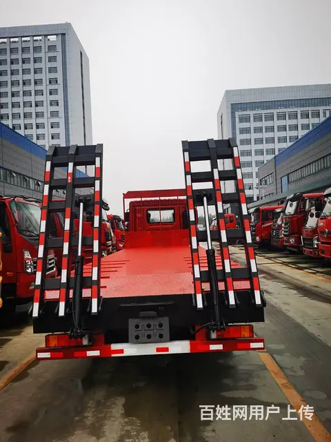 拉20吨不超载挖机拖板车 东风华神前四后八平板车 - 图片 6