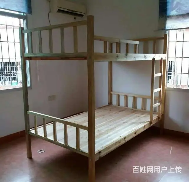 实木双层床90宽430元，120宽530元，包送货 - 图片 5