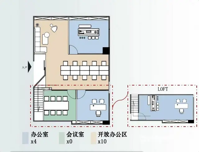 滨江星耀城地铁口 层高6米挑高复式 精装带家具 年底清盘 - 图片 8