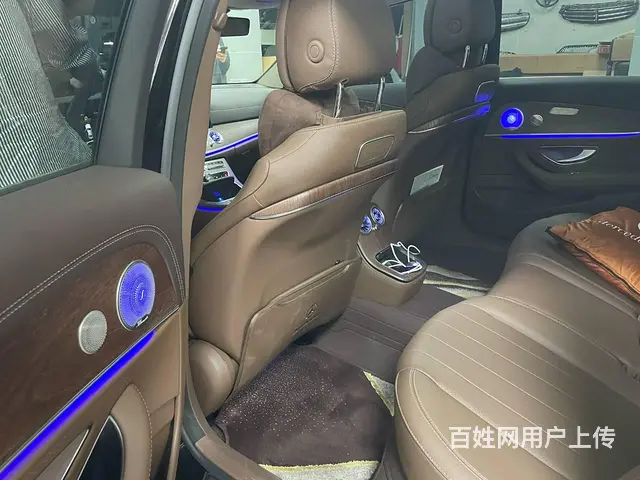 奔驰E350eL改装柏林之声音响和氛围灯效果分享 - 图片 3