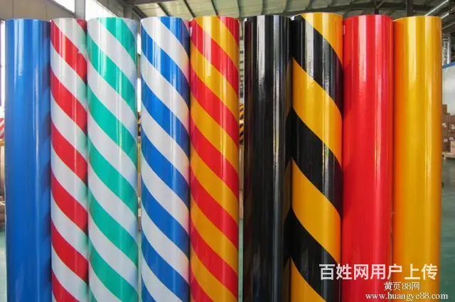 宽5cm/公分反光警示胶带 黄黑红白反光膜贴工程 - 图片 4