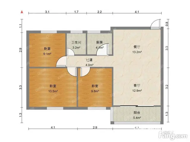 翠华新村南区 普通住宅2厅 精装修 - 图片 9