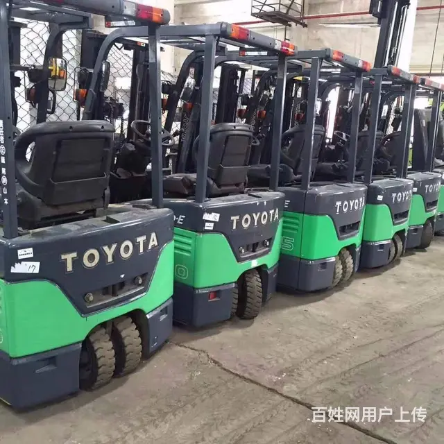 丰田1.5吨三支点电动叉车，狭窄仓库电动二手叉车 - 图片 2