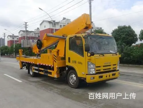 解放单排监控安装高空车直臂伸缩臂 - 图片 1