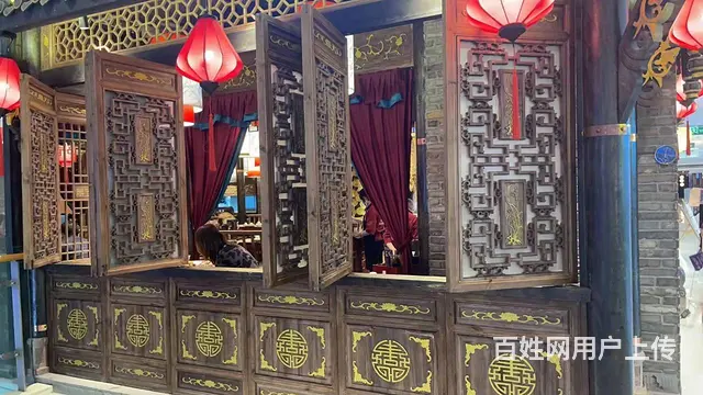四川内江中式实木门窗实木雕花木门窗 - 图片 5