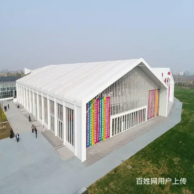 户外铝合金篷房租赁 文艺演出大棚 临时展馆帐篷搭建 - 图片 3