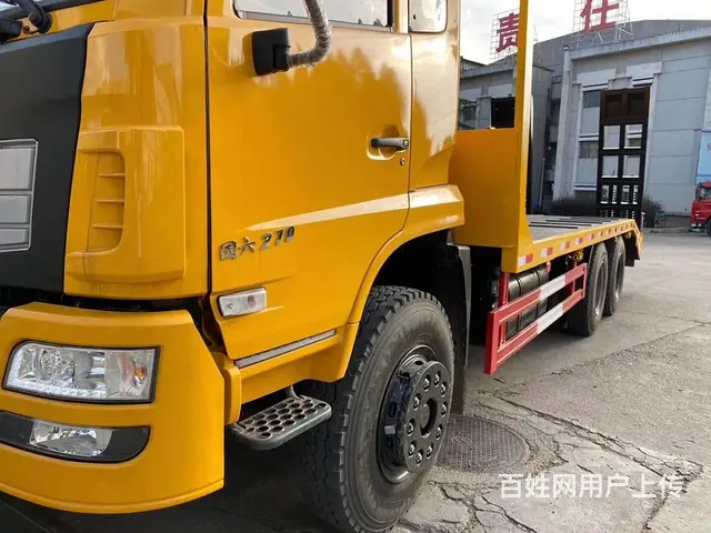 拉6-35吨挖掘机平板拖车东风单桥后八轮板车可选 - 图片 12