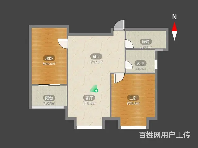 新上凯旋城2室2厅房东诚心出售看中可谈 - 图片 11