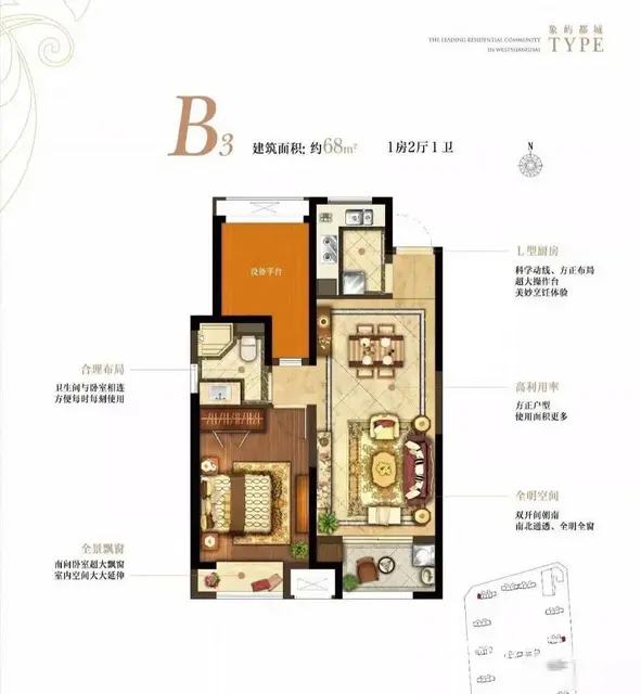 象屿都城精装修现房【11号线地铁口0距离 學校0距离】送家电 - 图片 11