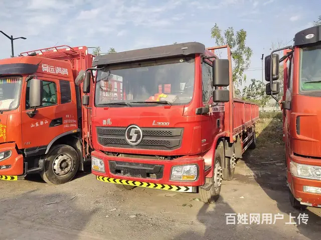 出售二手陕汽 德龙L3000 9.6米平板车 国5 - 图片 2