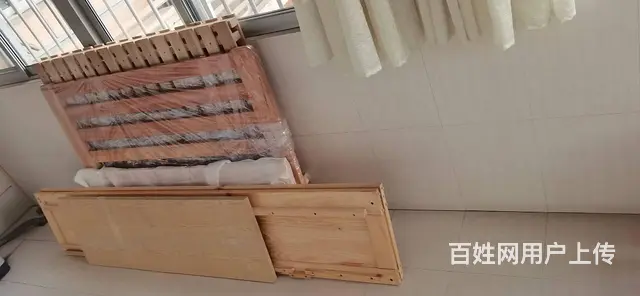 喜梦宝二手1.2米松木实木床完好无破损1200元 - 图片 5