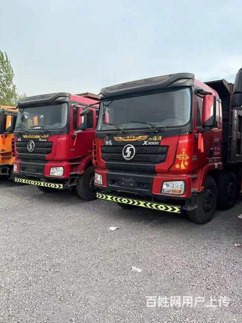 5台自家一手干活车，重型德龙前四后八，个人户 - 图片 1