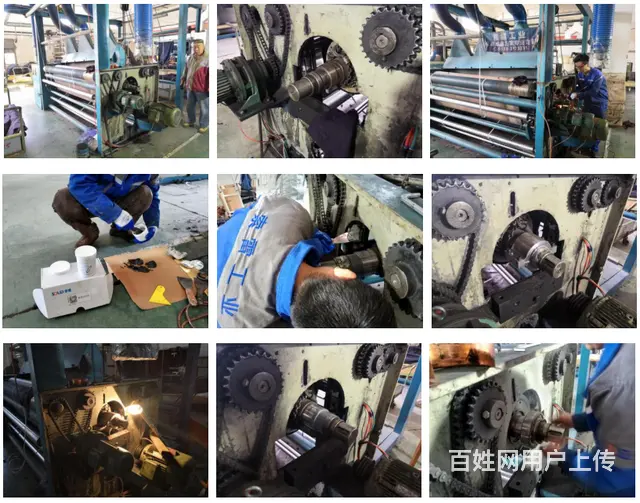 烫光机轴磨损背景以及修复方法！ - 图片