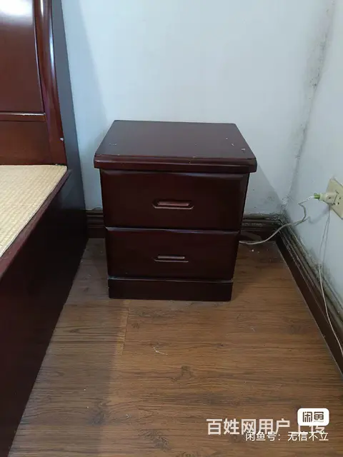 1500x2000的实木床➕俩床头柜。 - 图片 3