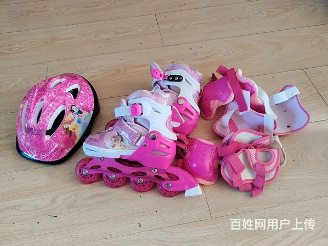 儿童轮滑鞋  就玩一次  嘎嘎新 - 图片 2