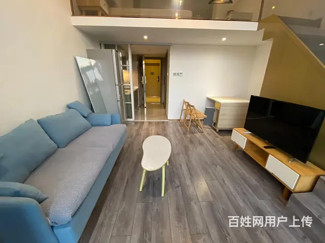 向江来时代 网红公寓 两房大客厅 精装Loft 景芳天虹银泰 - 图片 1
