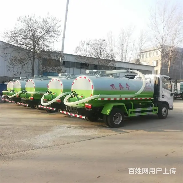 聊城东风柴油六轮吸粪车 养殖场环卫抽粪车批发 - 图片 1