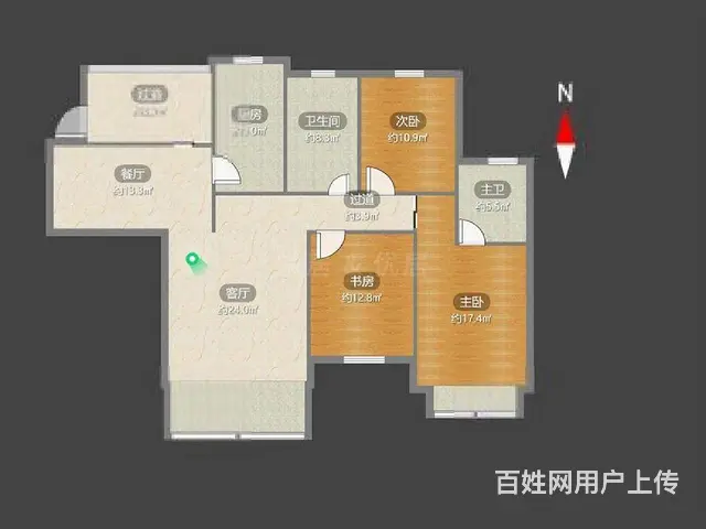 公园旁南博湾花园 精装三房二卫成熟商圈企业力荐诚意出售 - 图片 10