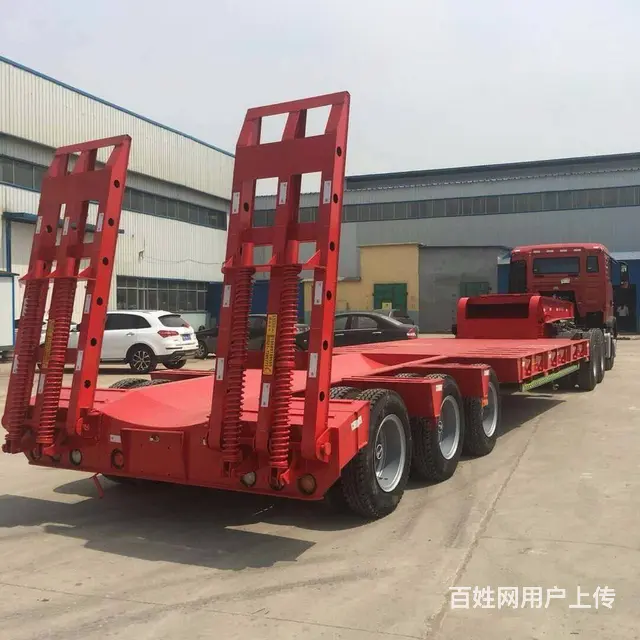 专业定制大件运输半挂车 挖掘机托运专用车 - 图片 5