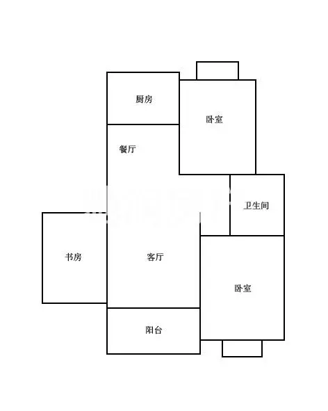 急售七中附属旁商品房 毛坯三室 南北通透飞机户型 送储藏室！ - 图片 9