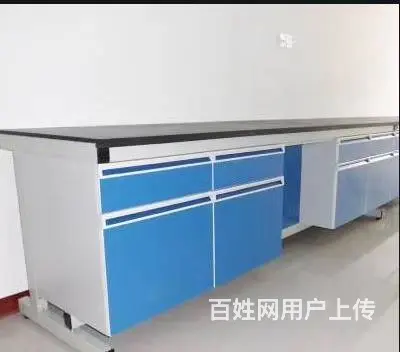 钢木实验台实验室边台边柜试验台工作台实验室操作台实 - 图片 2