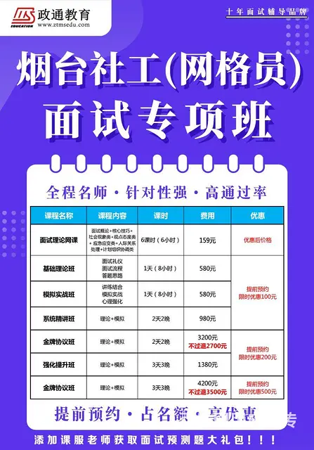 烟台社工类面试班 - 图片
