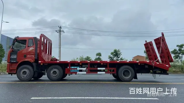 解放小三轴板长6.9米挖机拖车2021新款上市 - 图片 1