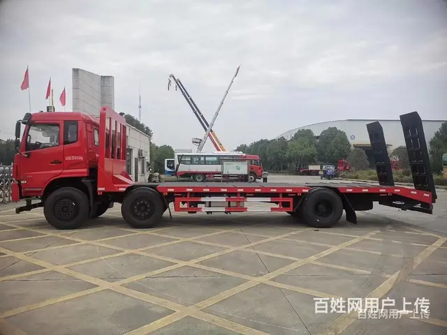 凉山东风三桥250挖机平板拖车包上牌价格是多少 - 图片 5