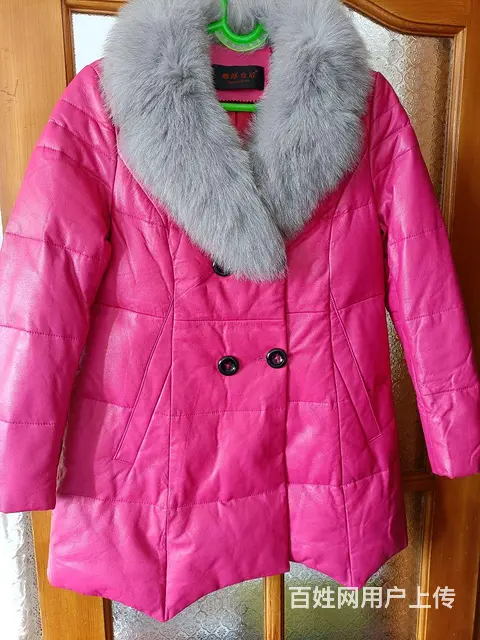 狐狸毛绵羊皮羽绒服 - 图片 1