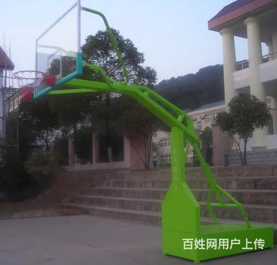 武汉篮球架移动篮球架埋地篮球架仓库存货低价出售 - 图片 1