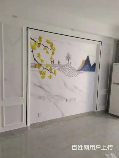 专业贴壁画，壁布，壁纸粘贴施工，终身质保 - 图片 2