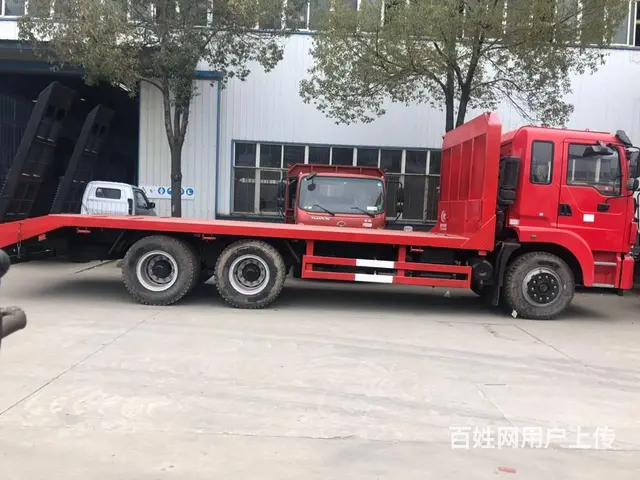 东风后八轮平板拖车拉30吨玉柴270马力厂家直销 - 图片 4