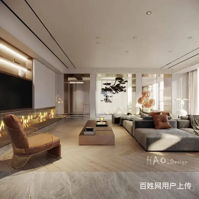 别墅装修 | 让空间释放延展，构建温暖治愈的家居空 - 图片 2
