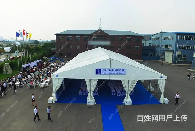 户外婚礼帐篷搭建 展览展会篷房 拆搭灵活 出租出售 - 图片 1