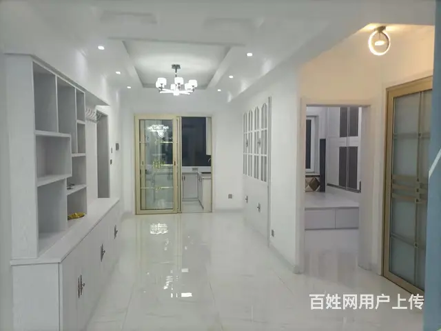 新柳城E区，电梯6楼，中间户87.3平两室两厅通厅格局，婚装 - 图片 5