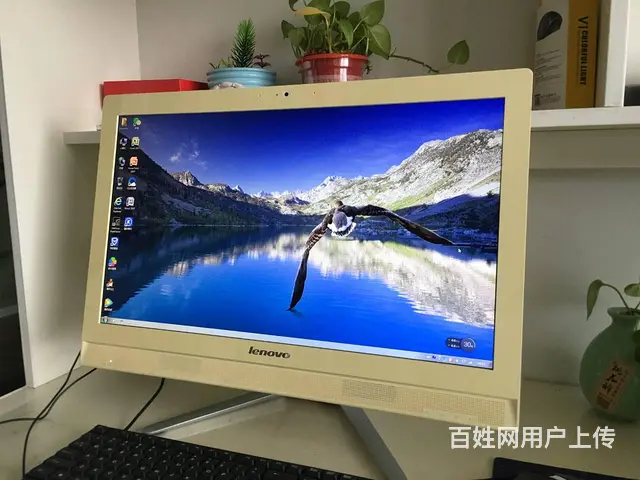 可送货24寸独显联想高配一体机 4G 1千G独显送 - 图片 1