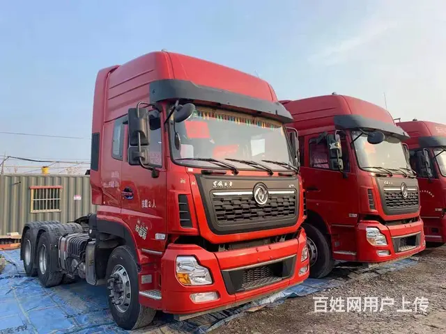 转让450马力二手天龙牵引车国五双驱轻体雷诺发动机 - 图片 1