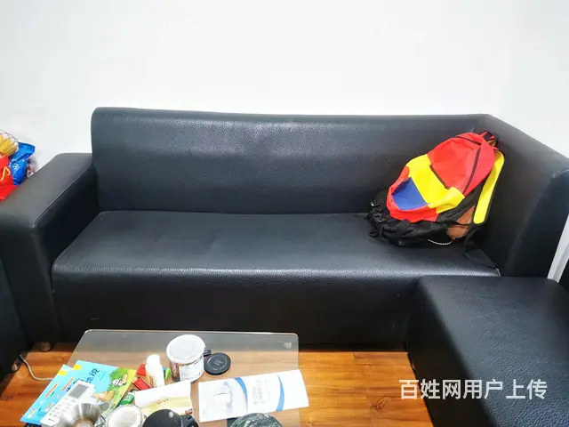二手沙发茶几老板桌四人卡位货架文件柜等转让 - 图片 1