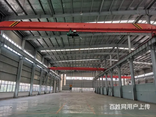 （房东直租）江夏单层正规钢构厂房出租，配套5台行吊！ - 图片 1