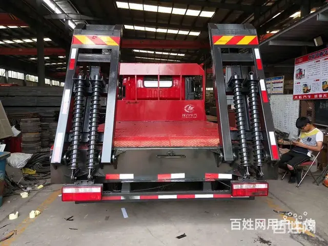 解放蓝牌平板拖车　可拖6-10吨挖机叉车　厂家直销 - 图片 2